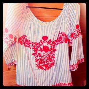 GIANNI BINI polyester silk dress shirt. Brand new